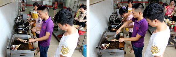 深圳煌旗韩国铁板烧教学风采