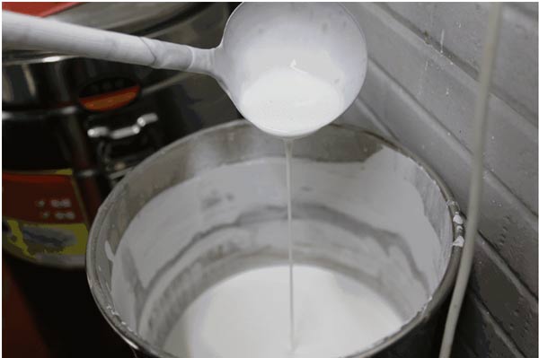 石磨米浆可以和肠粉专用粉一起混合来做肠粉吗